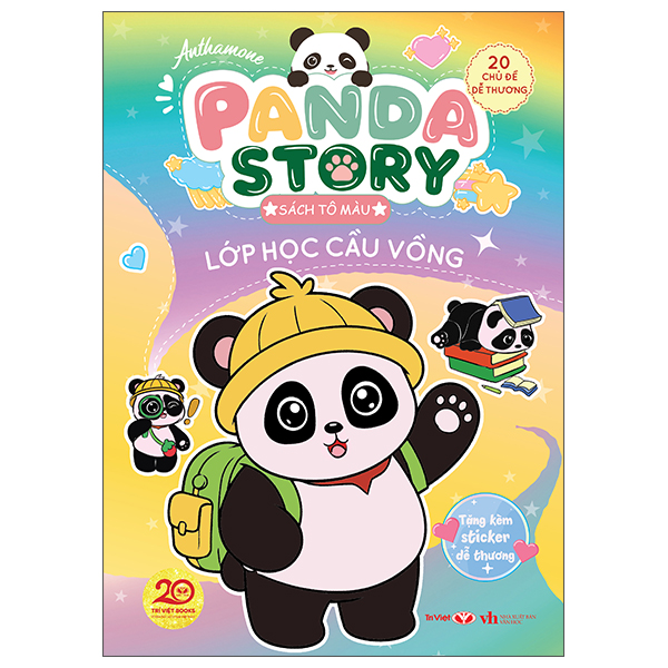 Panda Story - Sách Tô Màu - Lớp Học Cầu Vồng