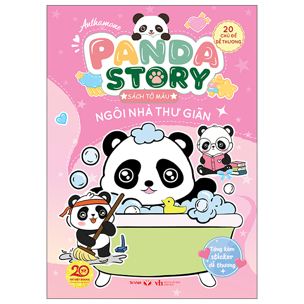 Panda Story - Sách Tô Màu - Ngôi Nhà Thư Giãn