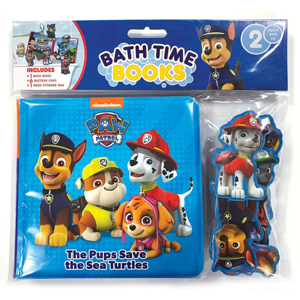 paw patrol bath time books (eva bag edition)