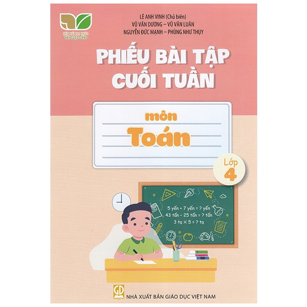 phiếu bài tập cuối tuần môn toán lớp 4 (kết nối)