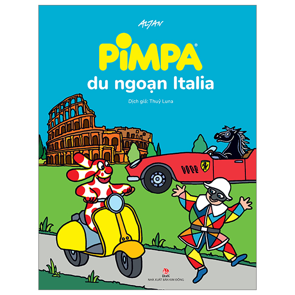 pimpa du ngoạn italia - bìa cứng