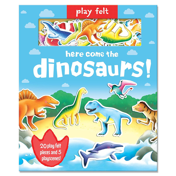 play felt - here come the dinosaurs!