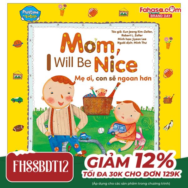 playtime in english - level 2 - mom, i will be nice - mẹ ơi, con sẽ ngoan hơn