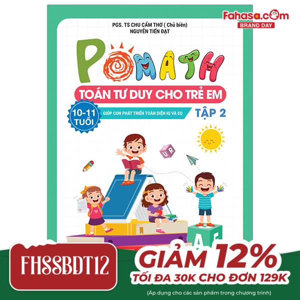 pomath - toán tư duy cho trẻ em - 10-11 tuổi - tập 2