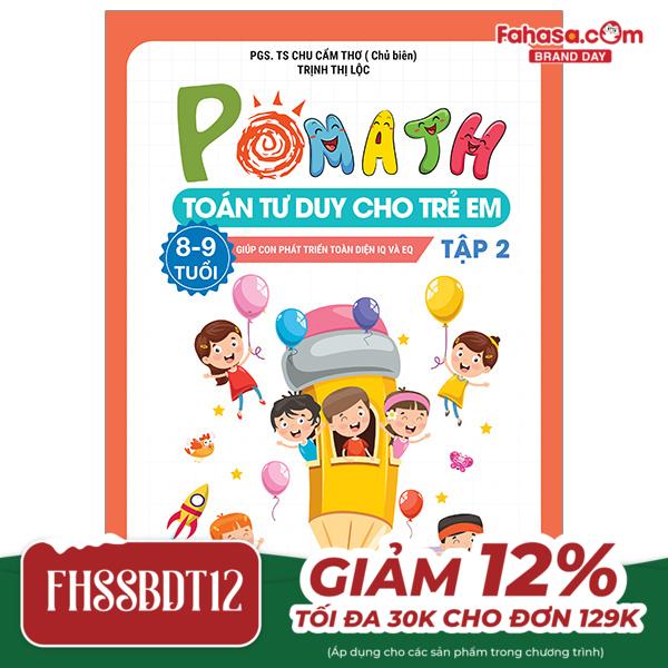 pomath - toán tư duy cho trẻ em - 8-9 tuổi - tập 2