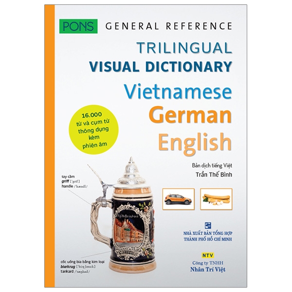 pons general reference - trilingual visual dictionary vietnamese - german - english