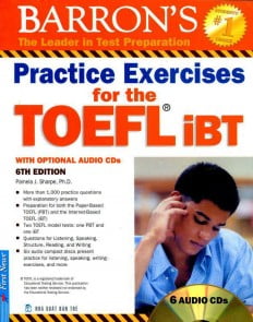 practice exercises for the toefl ibt (6th edition) - kèm cd