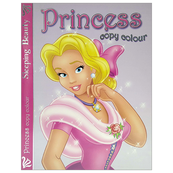 princess copy colour: sleeping beauty