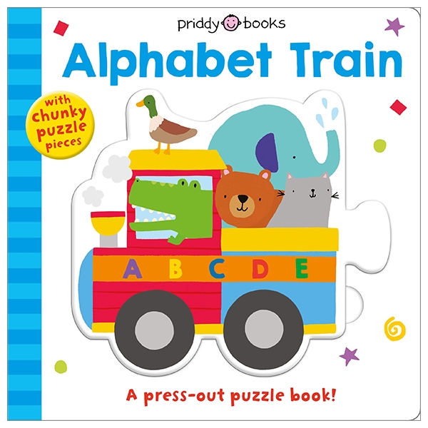 puzzle and play: alphabet train: a press-out puzzle book!