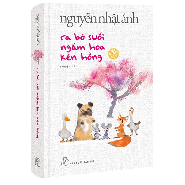 ra bờ suối ngắm hoa kèn hồng - bìa cứng - tặng kèm bookmark bồi hai mặt + thiệp trái tim in bài thơ của tác giả + phiên bản khổ nhỏ sách út quyên và tôi