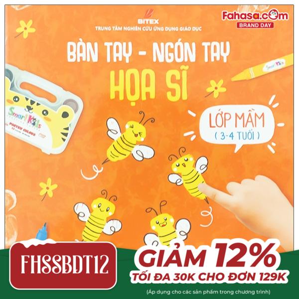 sách bàn tay - ngón tay họa sĩ lớp mầm (3-4 tuổi)