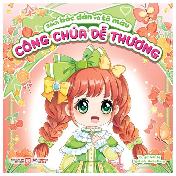 Sách Bóc Dán Và Tô Màu - Công Chúa Dễ Thương