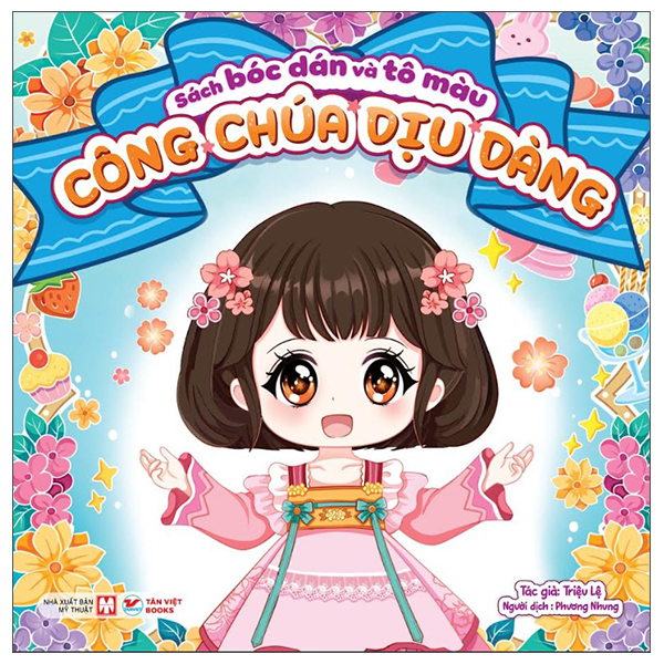 Sách Bóc Dán Và Tô Màu - Công Chúa Dịu Dàng