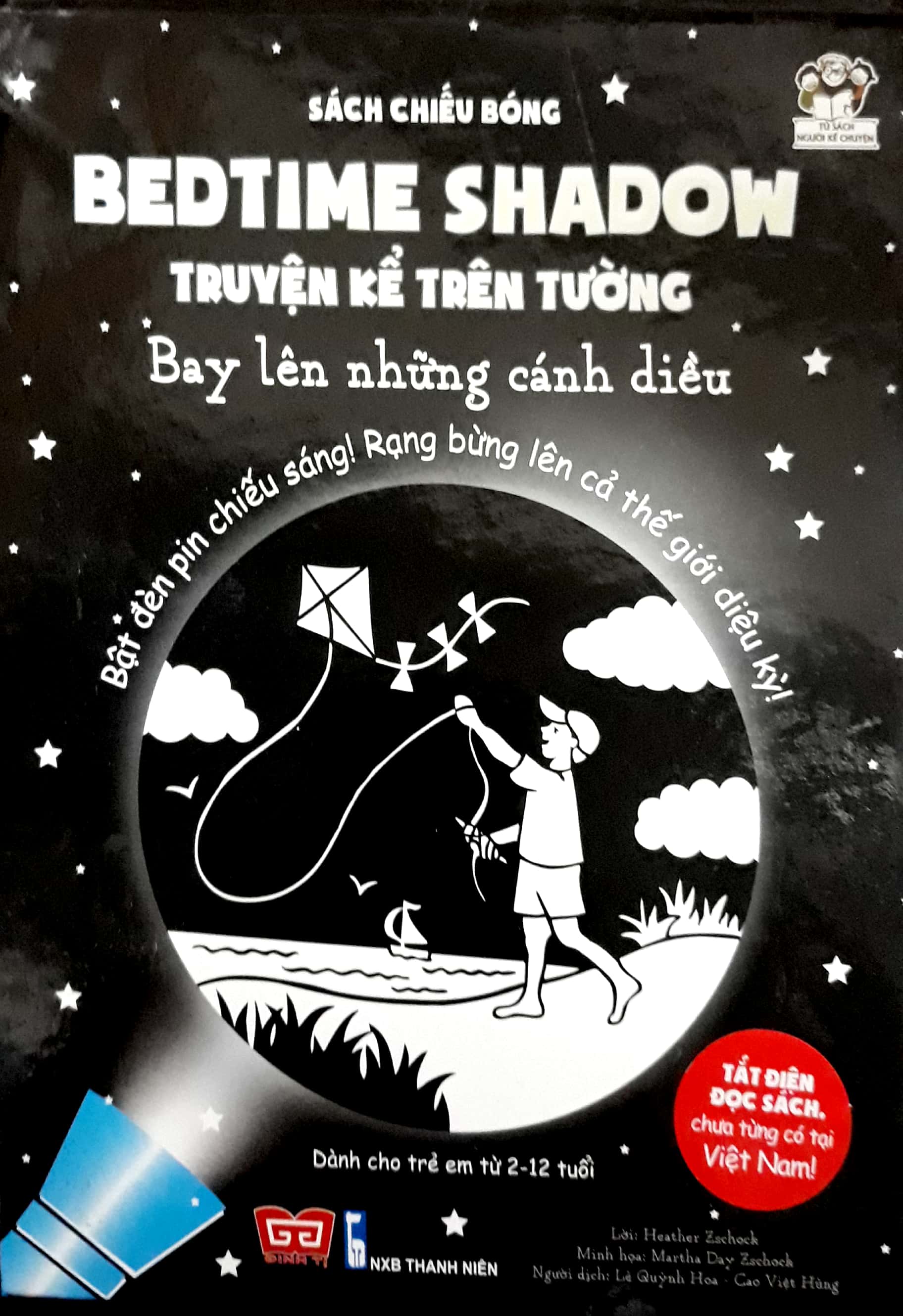 sách chiếu bóng - bedtime shadow - truyện kể trên tường - bay lên những cánh diều!