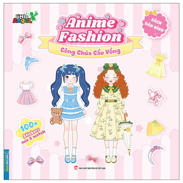 Sách Dán Hình - Anime Fashion - Cầu Vồng Hạnh Phúc