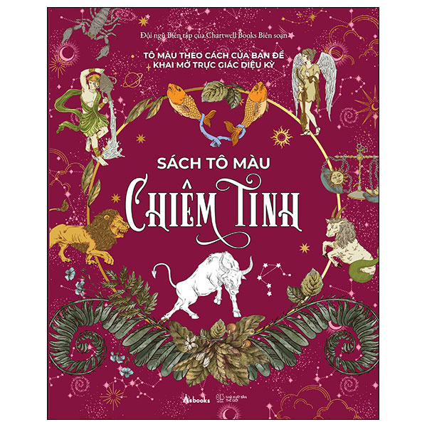 [Sách Đồng Giá 50K] Sách Tô Màu Chiêm Tinh - Tô Màu Theo Cách Của Bạn Để Khai Mở Trực Giác Diệu Kỳ