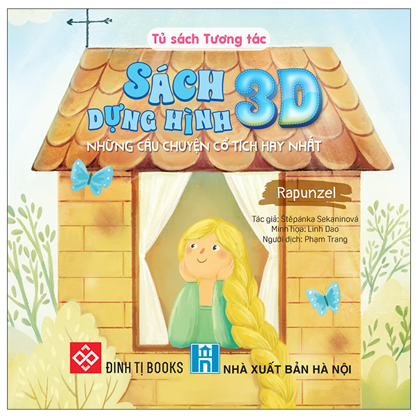 Sach Dung Hinh 3D - Nhung Cau Chuyen Co Tich Hay Nhat - Rapunzel - Bia Cung