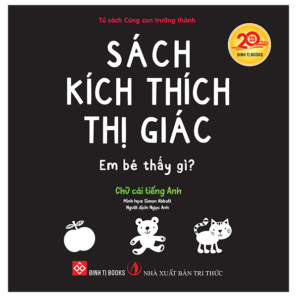 Sách Kích Thích Thị Giác - Em Bé Thấy Gì? - Chữ Cái Tiếng Anh