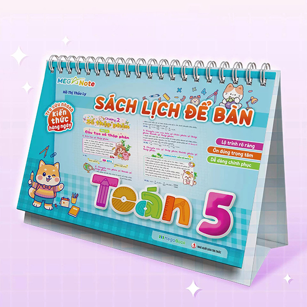 Sách Lịch Để Bàn - Tra Cứu Nhanh Kiến Thức Hàng Ngày - Toán 5