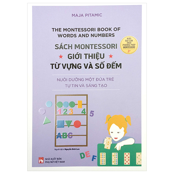 sách montessori - giới thiệu từ vựng và số đếm