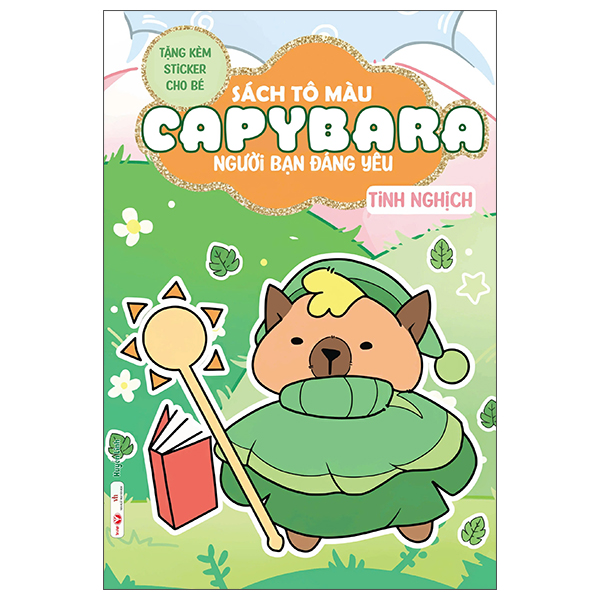 Sách Tô Màu Capybara - Người Bạn Đáng Yêu - Tinh Nghịch