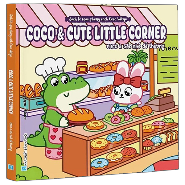 Sách Tô Màu Phong Cách Coco Wikyo - Coco Và Cute Little Corner - Coco Và Góc Nhỏ Dễ Thương
