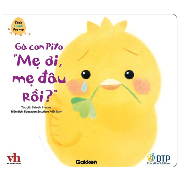 sách tranh pop-up - gà con piyo "mẹ ơi, mẹ đâu rồi?"