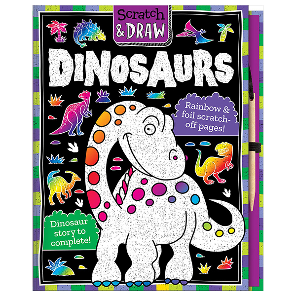 scratch & draw - dinosaurs