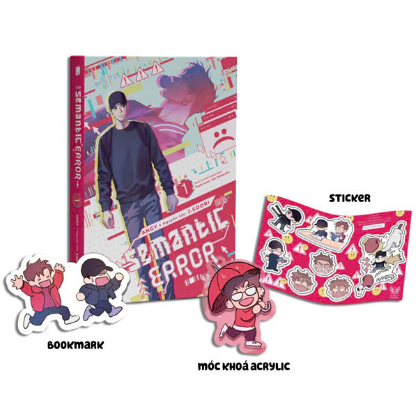 Semantic Error - Tập 1 - Tặng Kèm Bookmark Chibi Bế Hình Bồi Cứng + Bảng Sticker + Móc Khoá Chibi Acrylic