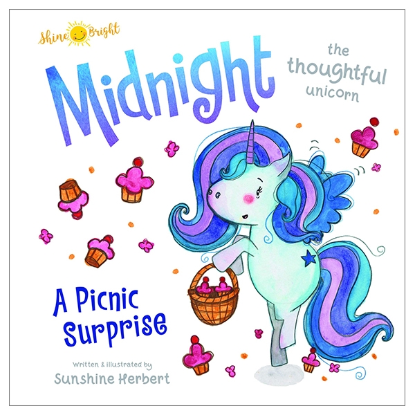 shine bright midnight - the thoughtful unicorn: a picnic surprise