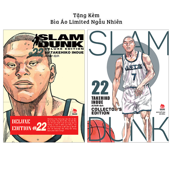 slam dunk - deluxe edition - tập 22 - tặng kèm obi + bìa áo limited ngẫu nhiên