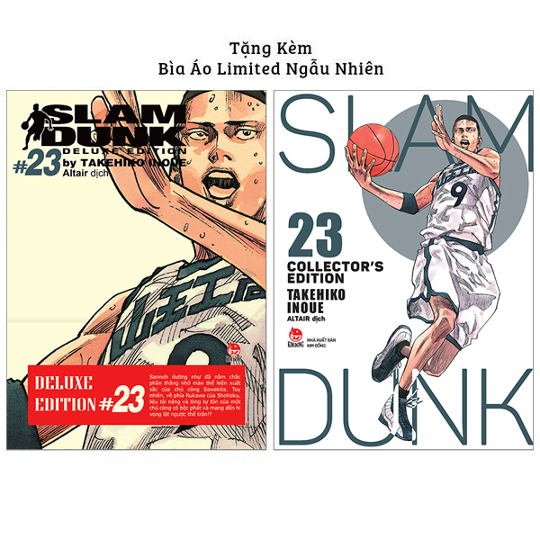 slam dunk - deluxe edition - tập 23 - tặng kèm obi + bìa áo limited ngẫu nhiên