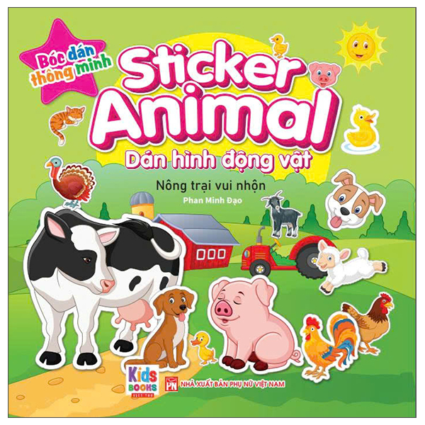 Sticker Animal - Dán Hình Động Vật - Nông Trại Vui Nhộn