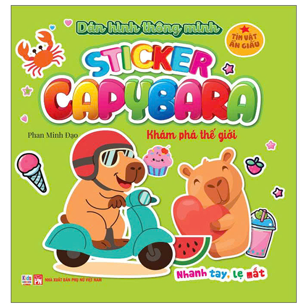 Sticker Capybara - Tìm Vật Ẩn Giấu - Khám Phá Thế GiớI