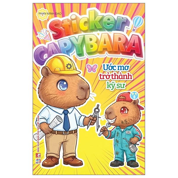 Sticker Capybara - Ước Mơ Trở Thành Kỹ Sư