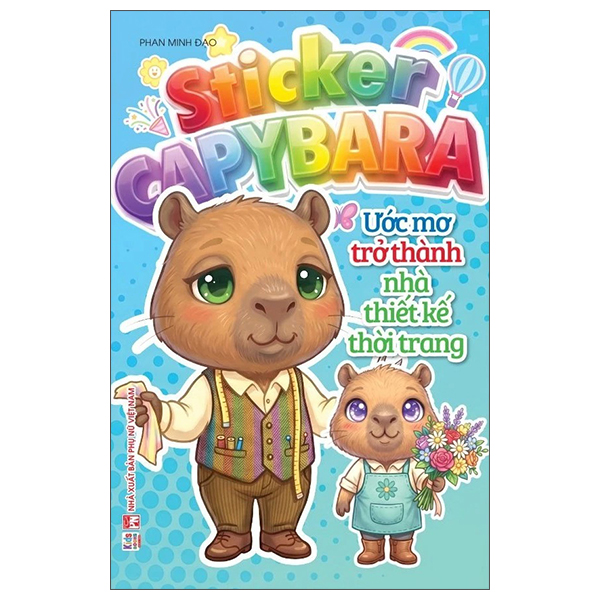 Sticker Capybara - Ước Mơ Trở Thành Nhà Thiết Kế Thời Trang
