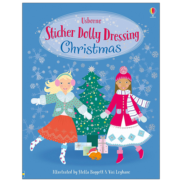 sticker dolly dressing christmas