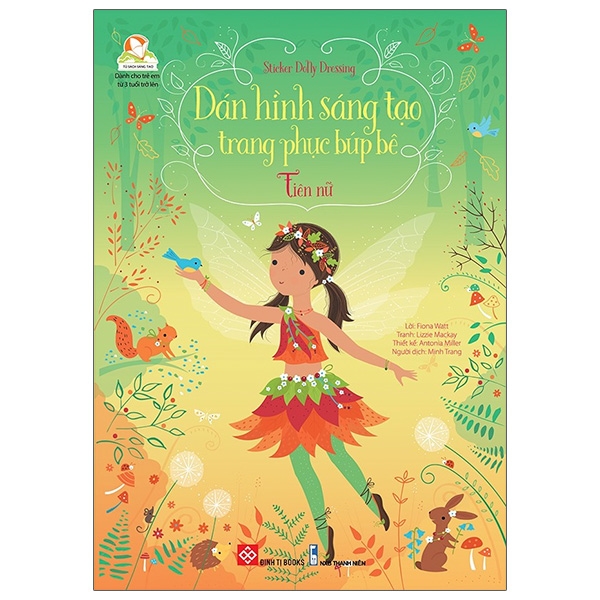 sticker dolly dressing - dán hình sáng tạo trang phục búp bê - tiên nữ