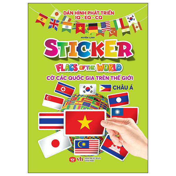 Sticker Flag Of The World - Co Cac Quoc Gia Tren The Gioi - Chau A