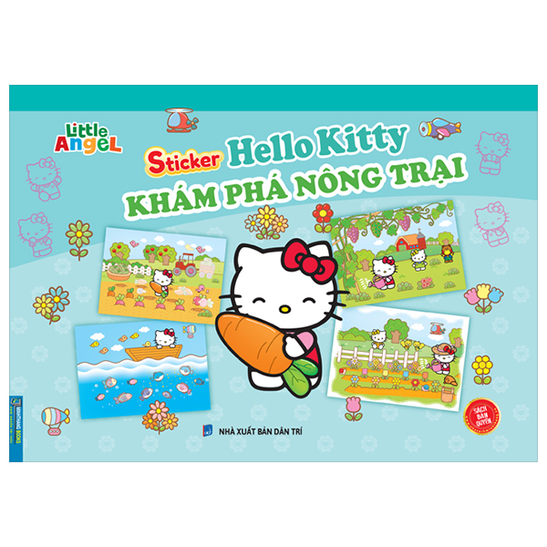 sticker hello kitty - khám phá nông trại