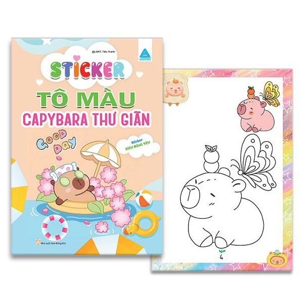 Sticker To Mau - Capybara Thu Gian