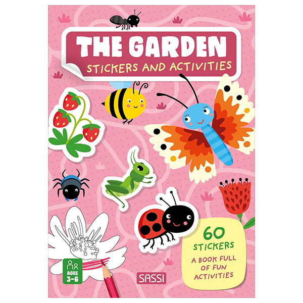 stickers and activities - the garden