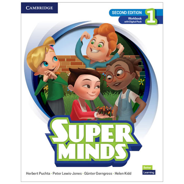 super minds 1 - workbook with digital pack (2nd edition - british english)