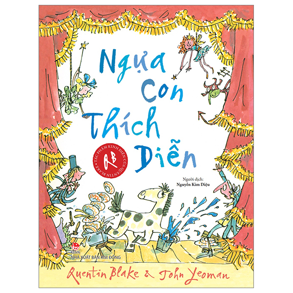 tác phẩm kinh điển của quentin blake - ngựa con thích diễn