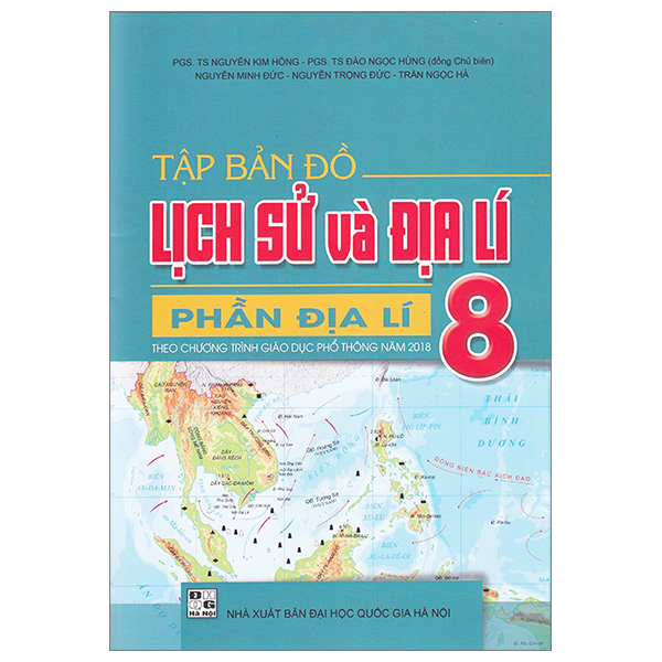 tập bản đồ lịch sử và địa lí 8 - phần địa lí (theo chương trình giáo dục phổ thông 2018)