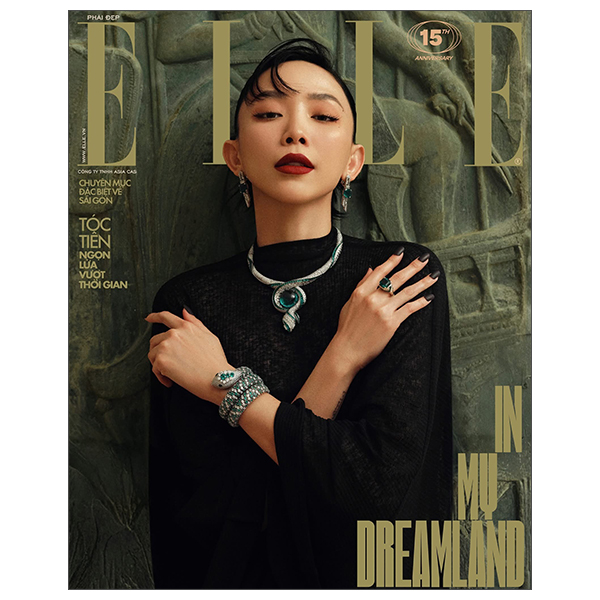 tạp chí phái đẹp elle tháng 3/2025 - in my dream land - bìa ca sĩ tóc tiên