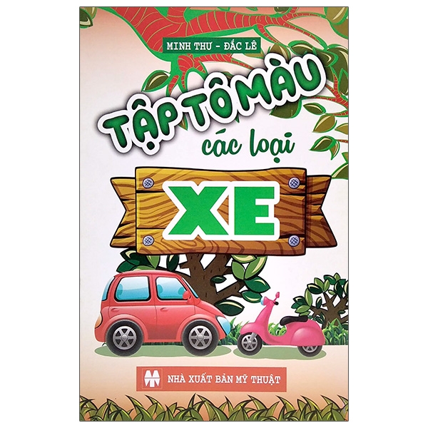 tập tô màu - các loại xe