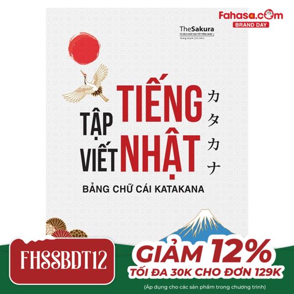 tập viết tiếng nhật bảng chữ cái katakana