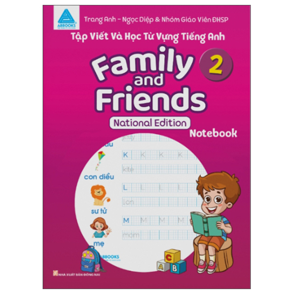 tập viết và học từ vựng tiếng anh - family and friends 2 - national edition - notebook