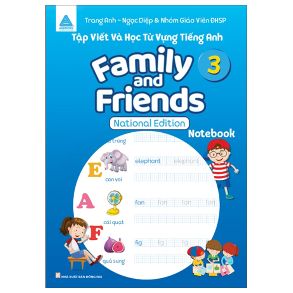 tập viết và học từ vựng tiếng anh - family and friends 3 - national edition - notebook